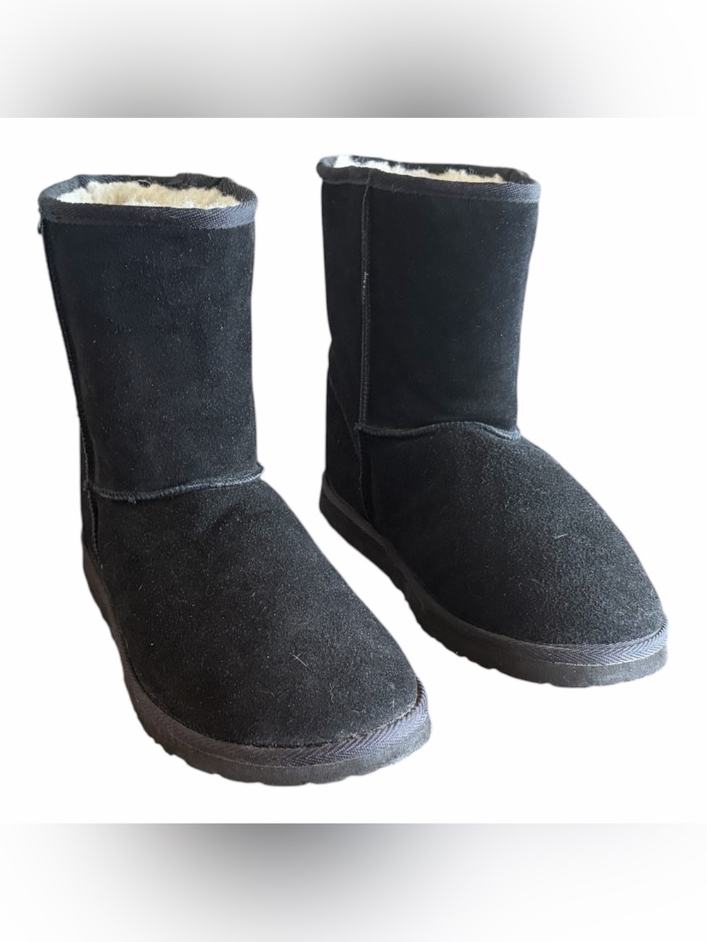 The Realm London Suede 100% Australian Merino Wool Mid-Calf Boots Size Men’s 10